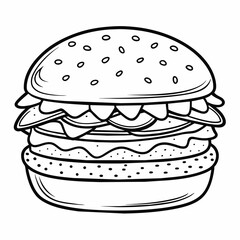 Hamburger Vector Illustration 