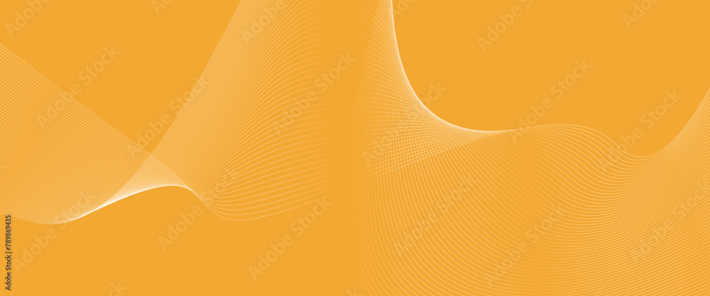 Poster vector abstract gold light lines on black background luxury minimalist simple gradient style design.