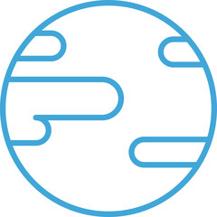 Planet Earth Line Icon