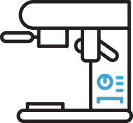 Coffee Machine Line Icon