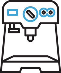 Coffee Machine Line Icon