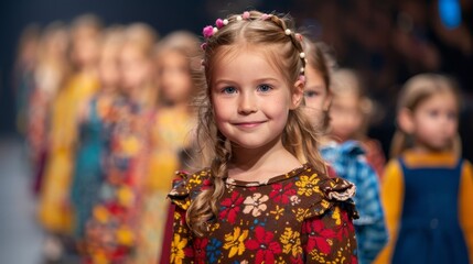 Kids in kindergarten steal hearts as they parade down the runway,  each one bringing their own...