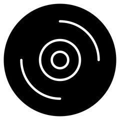 Vector Icon Cd, disk, dvd, connect, music