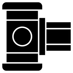 Vector Icon reel, Camera, filmstrip, movie, picture