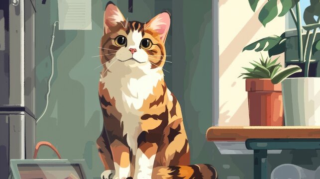 Nonogram a paint by number puzzle game is an educational adventure perfect for kids who love cats