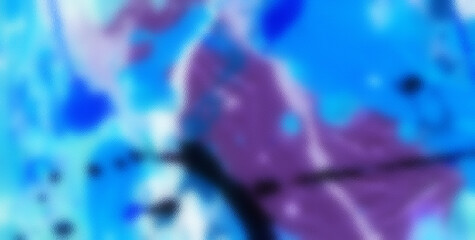 Contemporary Blue Fluidity: Abstract Glass Effect Design