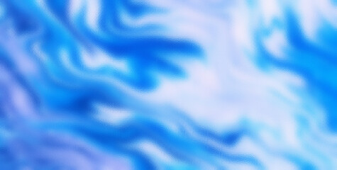 Fototapeta premium Contemporary Blue Fluidity: Abstract Glass Effect Design