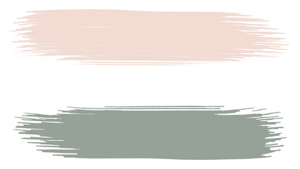 Obraz premium Pink and green watercolor stroke texture banner transparent png