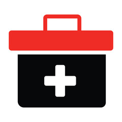 Obraz premium Briefcase Glyph Icon