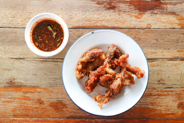 deep fried pork, pork or fried pork