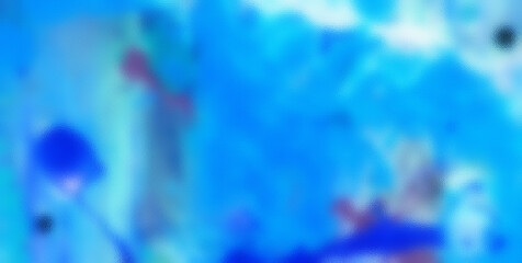Surreal Blue Luminosity: Abstract Glass Background