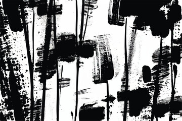Black and white grunge texture. Grunge Background. Vector textured effect. Grunge background of black and white. Grunge background. EPS 10. Monochrome overlay texture. 