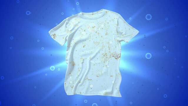 Concept of bubbles for washing and cleaning