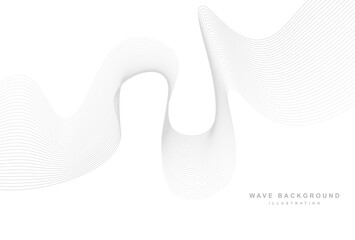 elegant abstract wavy lines background