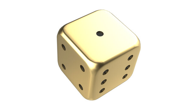 Casino dice Black