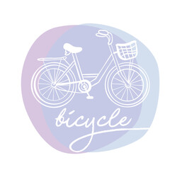 bicycle on white background - 789892698