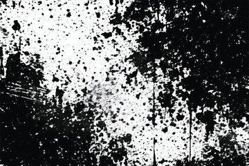 Black and white Grunge texture. Grunge Background. Vintage grunge texture in black and white. Black abstract art. Grunge art. Eps 10. Brush strokes.