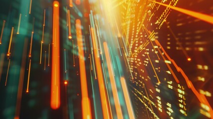 Charting Success: Abstract Financial Patterns for Strategic Analysis. Generative Ai