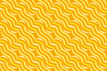 Yellow Seamless Waves Pattern Vector, Yellow Waves Pattern
