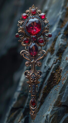 A hairpin that can change hair color and style at will, among the treasures of an ancient vanity
