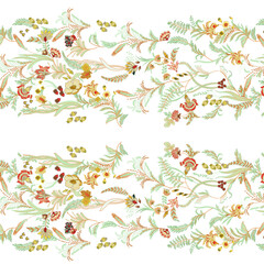Textile and digital seamless pattern design 