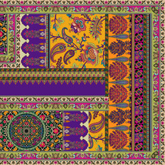 Textile and digital seamless pattern design 