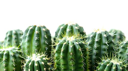 Fresh prickly png isolated on transparent background, cactus isolated on transparent background cutout, Ai generated 