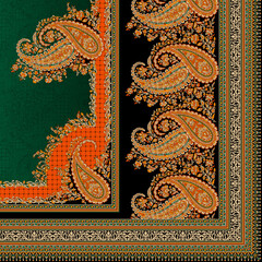 Textile and digital seamless pattern design
