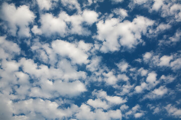 blue sky with clouds