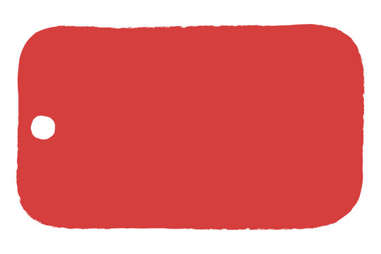 Cute red tag png transparent