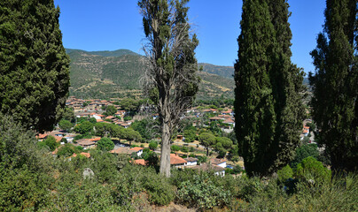 Historical Birgi Town is in Izmir, Turkey.