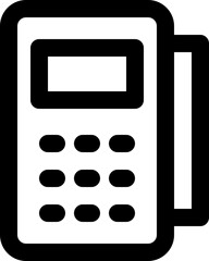 payment method icon. vector line icon for your website, mobile, presentation, and logo design.