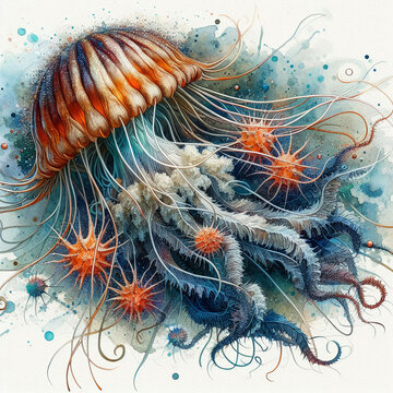  huge jellyfish 