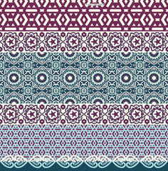 seamless pattern with lace