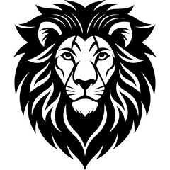 Majestic Lion Head Silhouette: A Symbol of Strength and Power