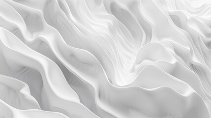 Obraz premium Abstract realistic papercut decoration textured with wavy layers. topography relief.