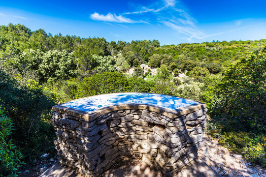 table d'orientation de la combe des bourguignons 
