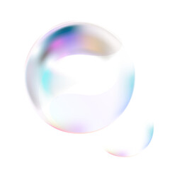 Png clear bubble design element