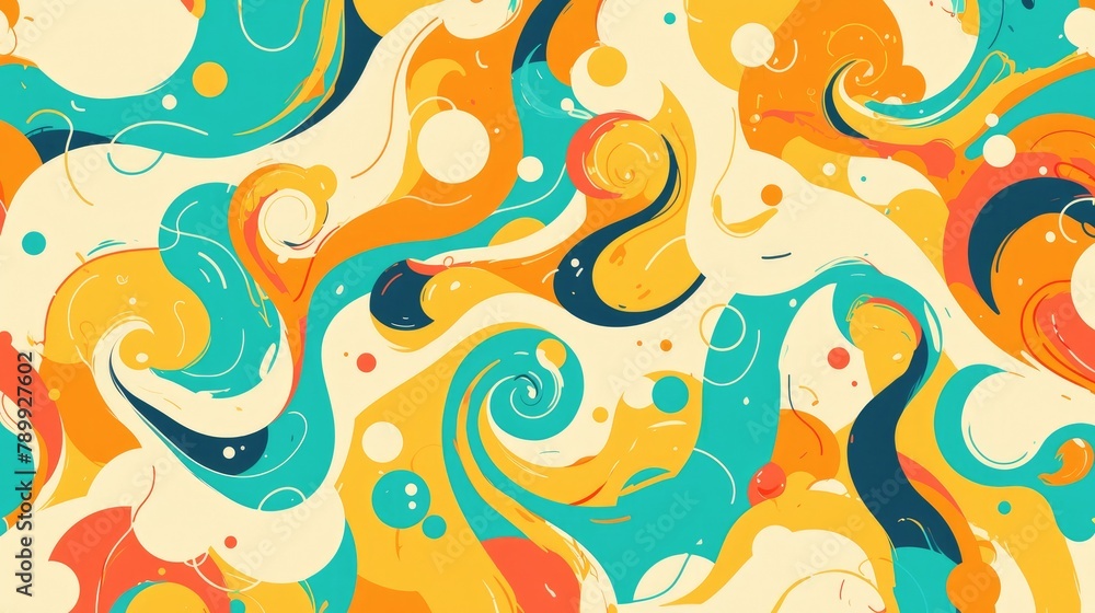 Poster discover a vibrant and intricate abstract pattern perfect for backgrounds this decorative backdrop i