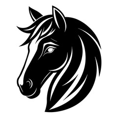 horse head silhouette