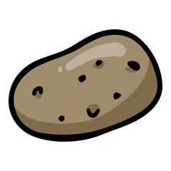 Fototapeta premium Potato - Hand Drawn Doodle Icon