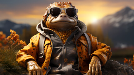 toad sunglasses art
