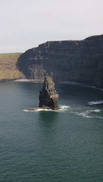 Capturing stunning vistas from above: Experience the majesty of the Cliffs of Moher through aerial photography