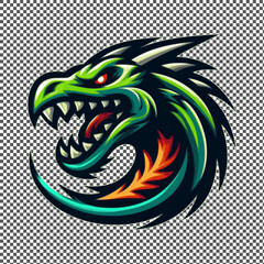Bold Vector Dragon The Ultimate Esports, Gaming, or T-Shirt Logo
