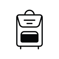 Obraz premium Bag vector icon