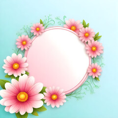 happy mothers day greeting card with flowers copy space 10
