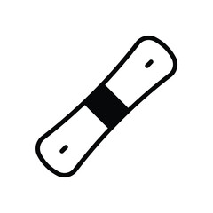 Sand board vector icon
