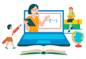 PNG online learning flat graphic