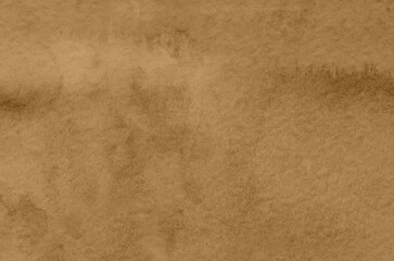Abstract brown watercolor background texture