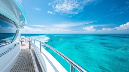 Fototapeta premium cruise ship deck